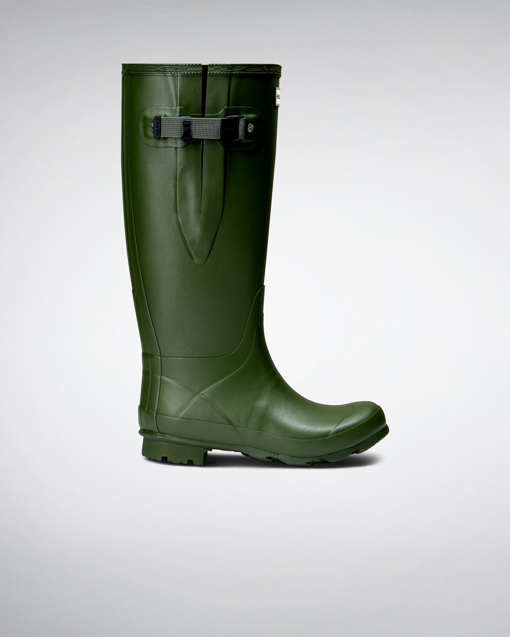 Botas Anchas Norris Field Hunter Mujer - Verdes - 412358RWO